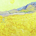 Vincent van Gogh Wheatfield with a reaper 1889